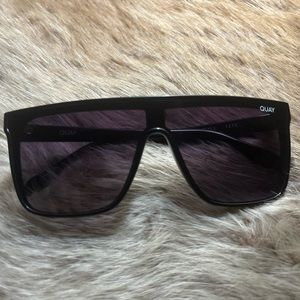 Quay Black Nightfall Oversized y2k Sunglasses